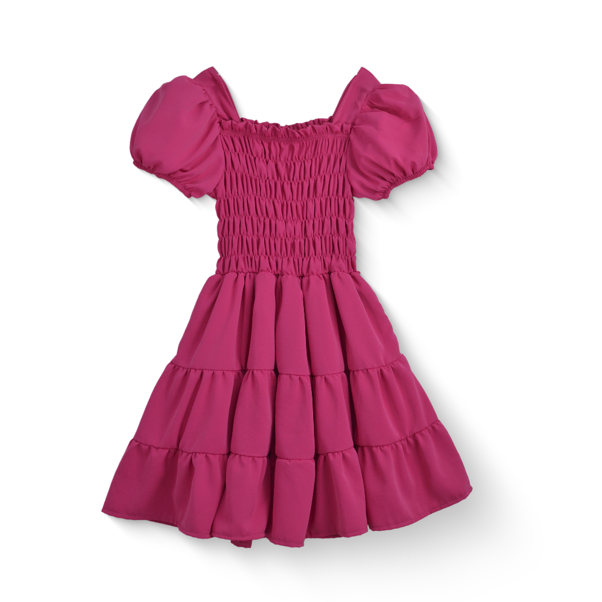 Vestido con manga abullonada Teen VEJU0015 Flory