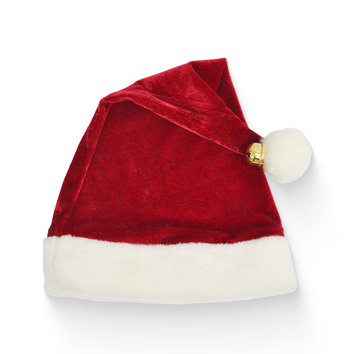 Vestido Santa Claus con cinturón y gorro cascabel para niña Flory VENI0182