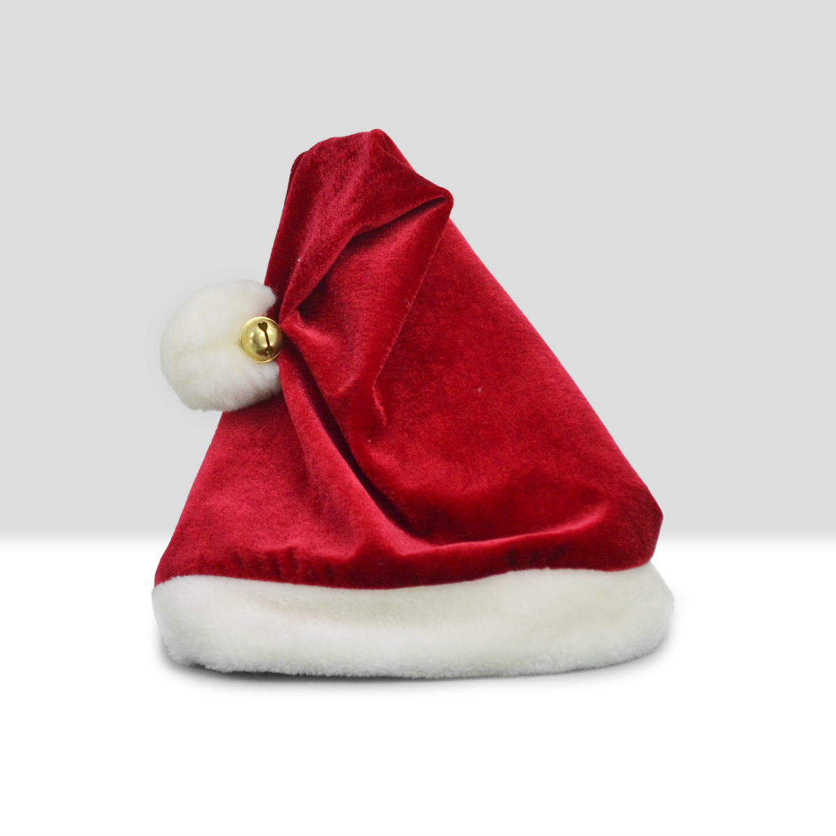 Vestido Santa Claus con cinturón y gorro cascabel para niña Flory VENI0182