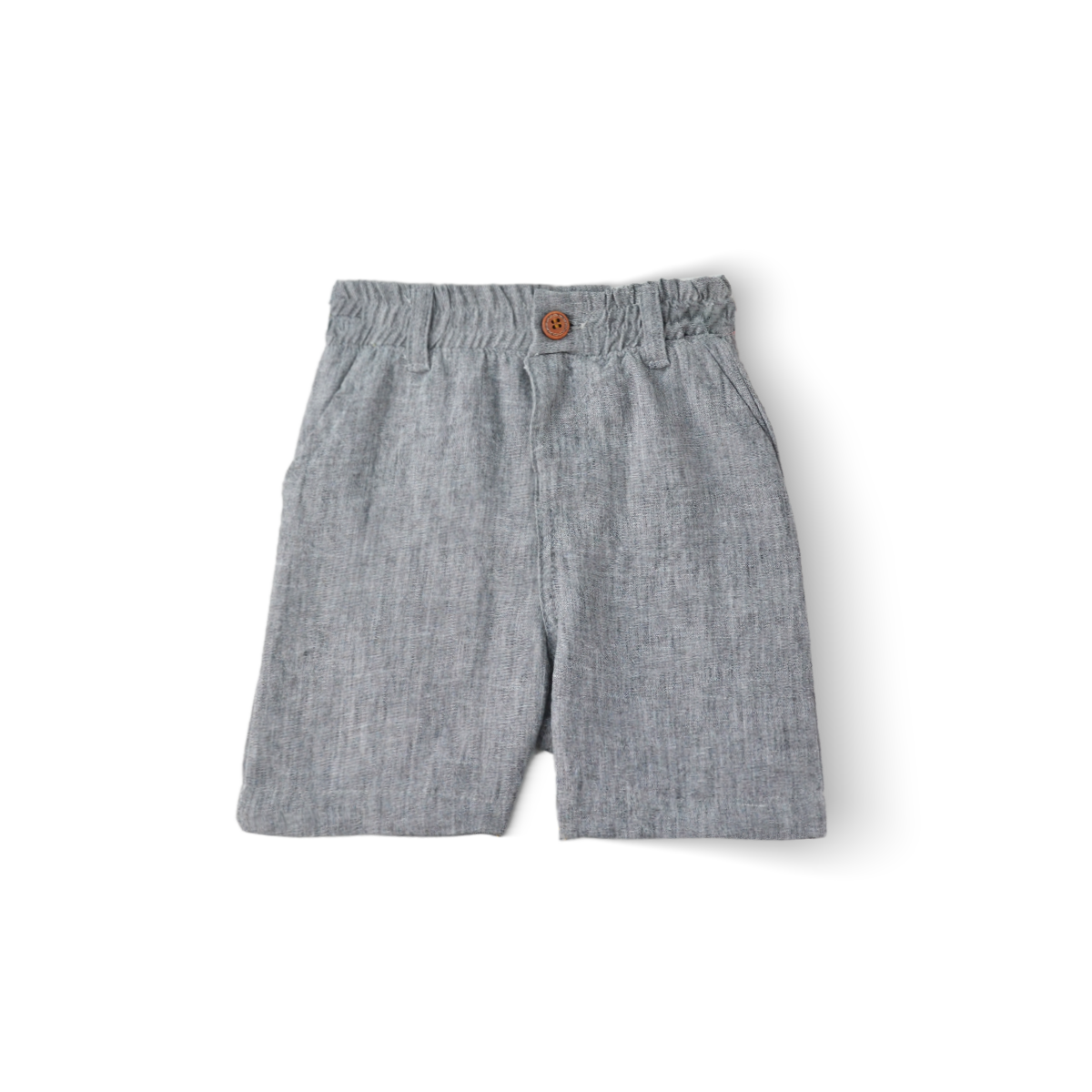 Conjunto de lino de camisa con botones y short niño bebé Heri CONB0004