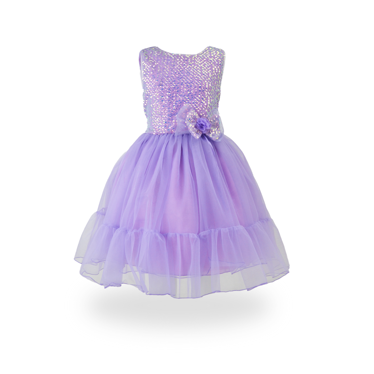 Vestido de Fiesta con Lentejuelas Niña Flory VENI0161