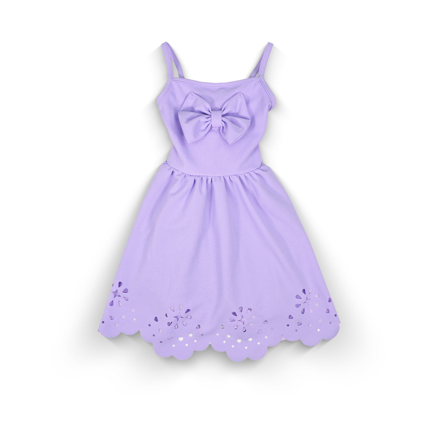 Vestido calado con moño niña FLORY VENI0124
