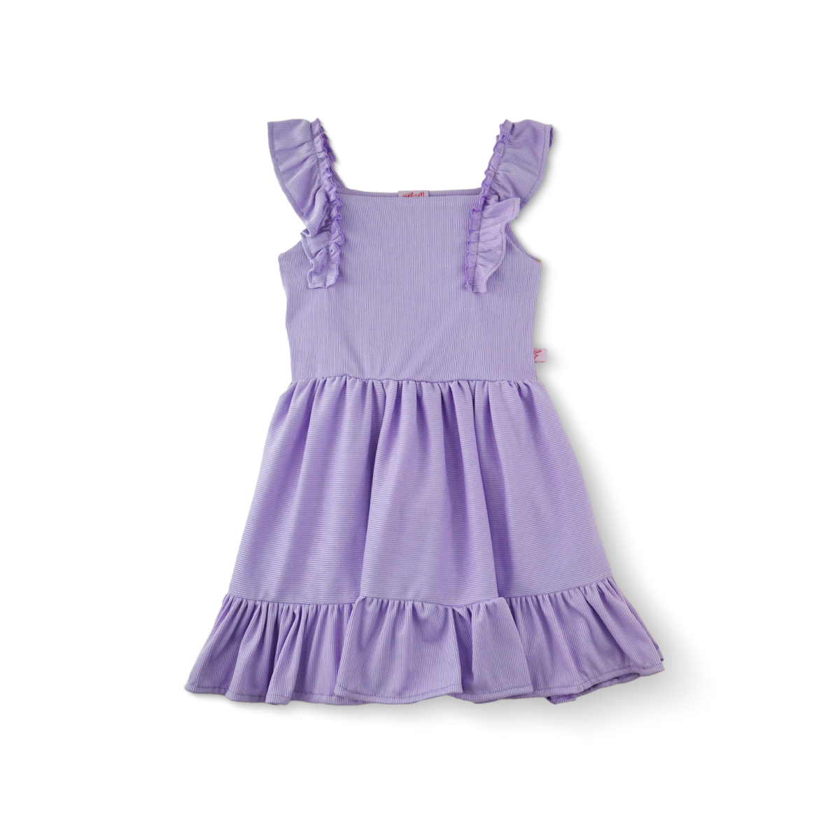 Vestido a rayas con manga olanes | VEBB0045 | tallas 1-2-3