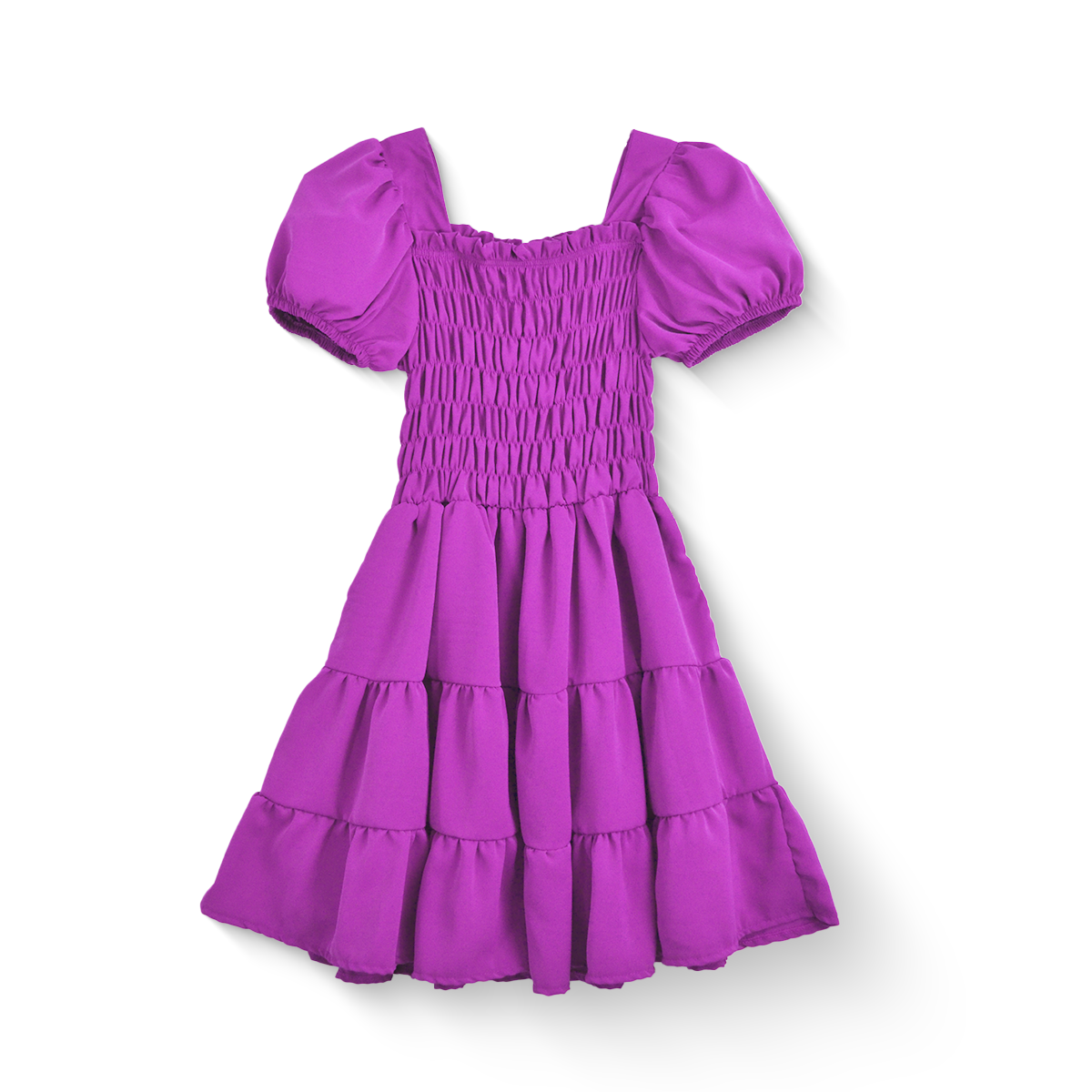 Vestido con manga abullonada Teen VEJU0015 Flory