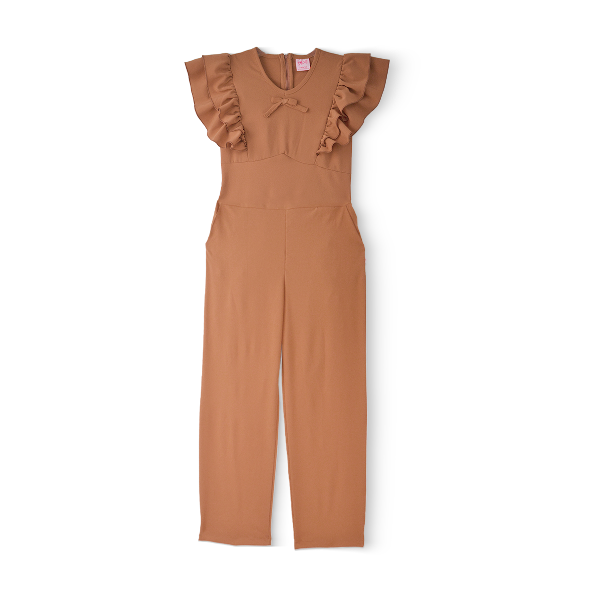 Mono manga mariposa con bolsas y resorte Teen Flory JSJU0005