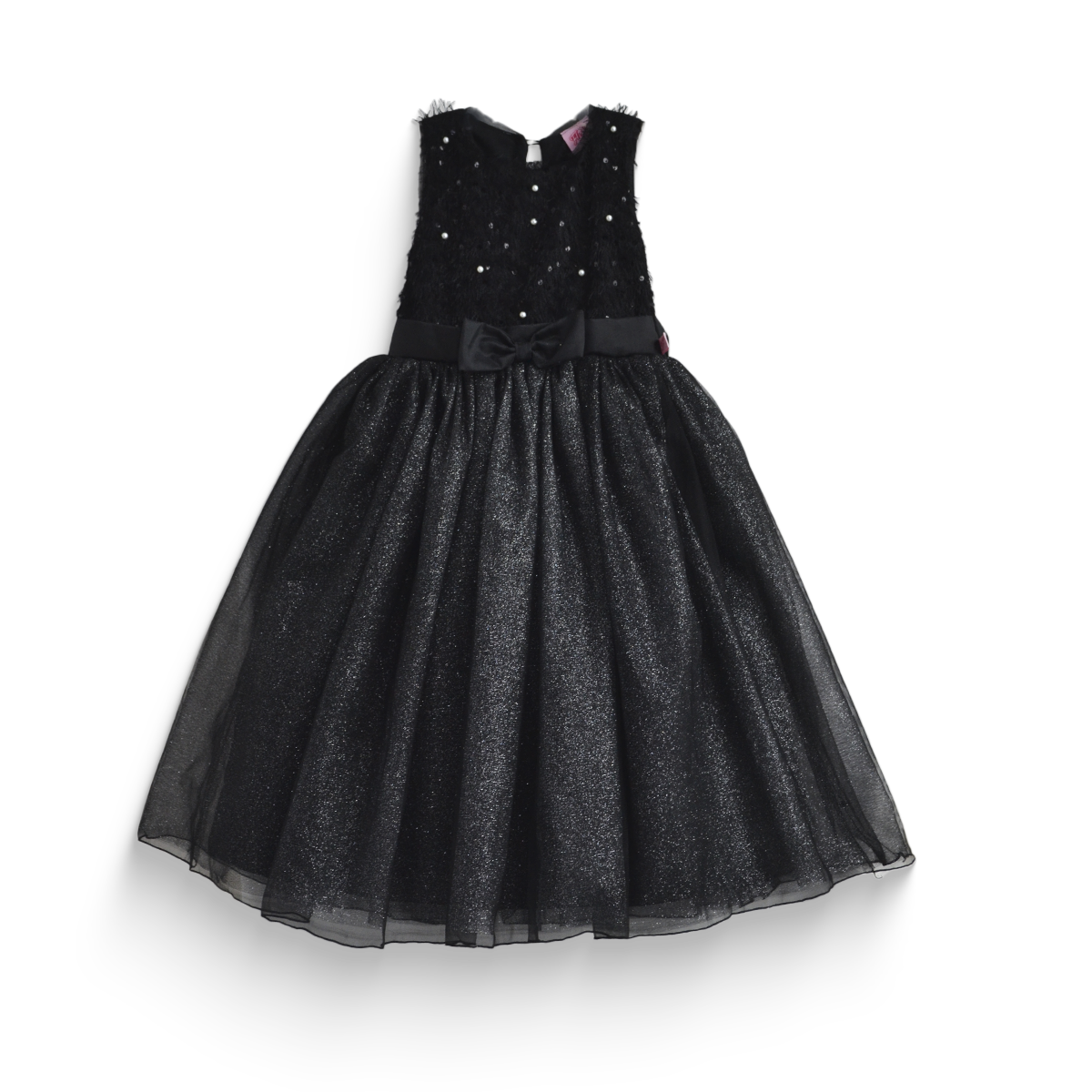Vestido largo de lentejuelas con perlas para Niña Flory VENI0195