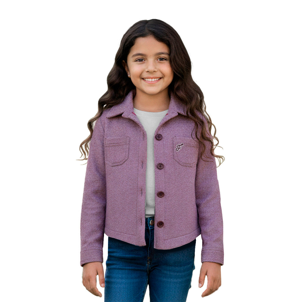 Sobrecamisa a cuadros para niña FLORY SCNI0001