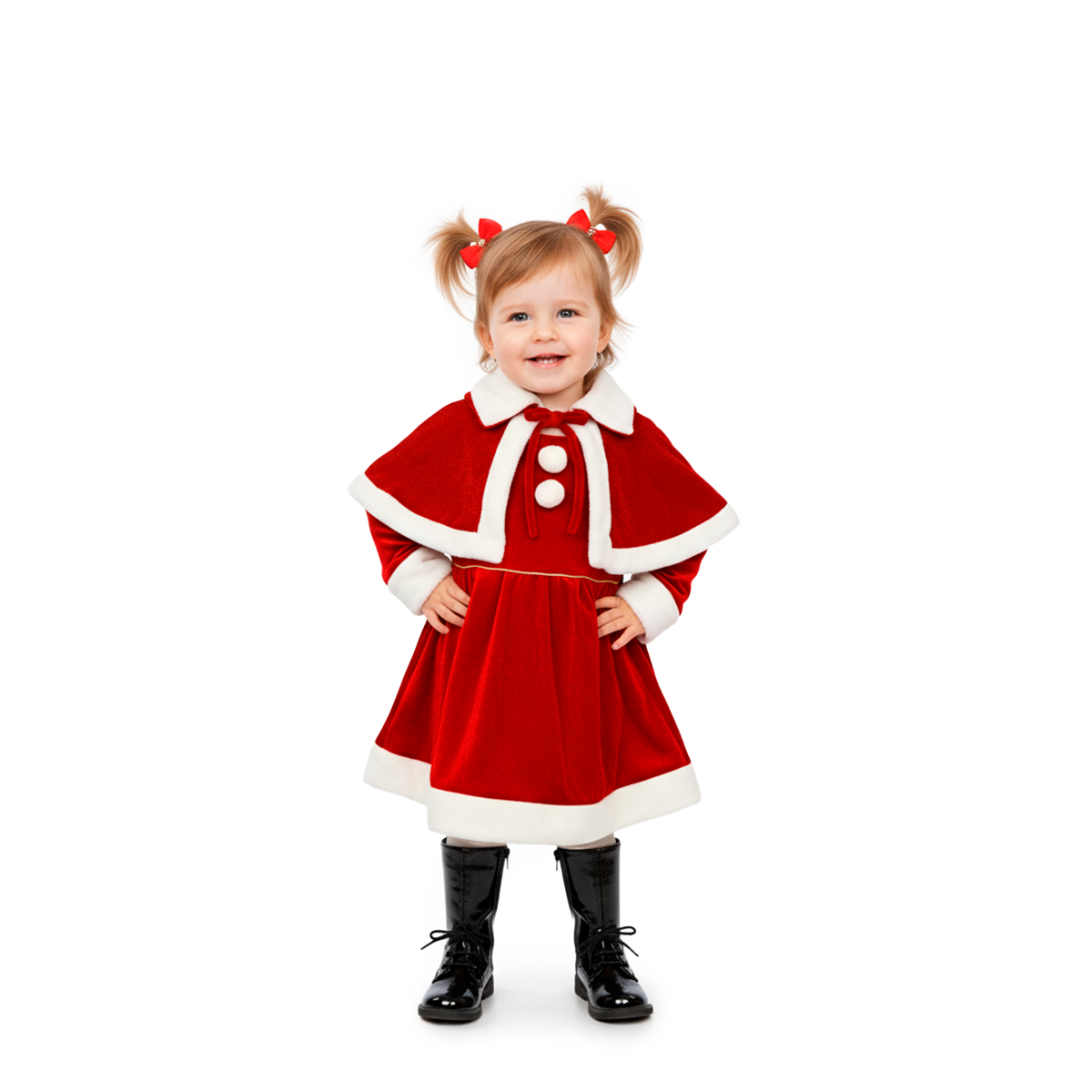 Vestido navideño para bebé FLORY VEBB0025