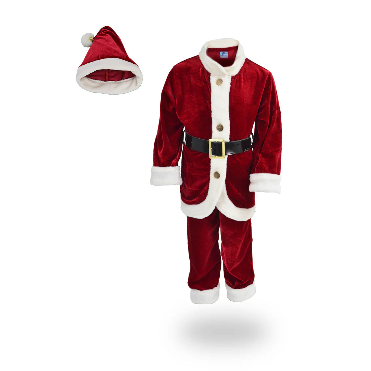 Conjunto navideño de pantalón y abrigo con gorro Bebé CONB0003