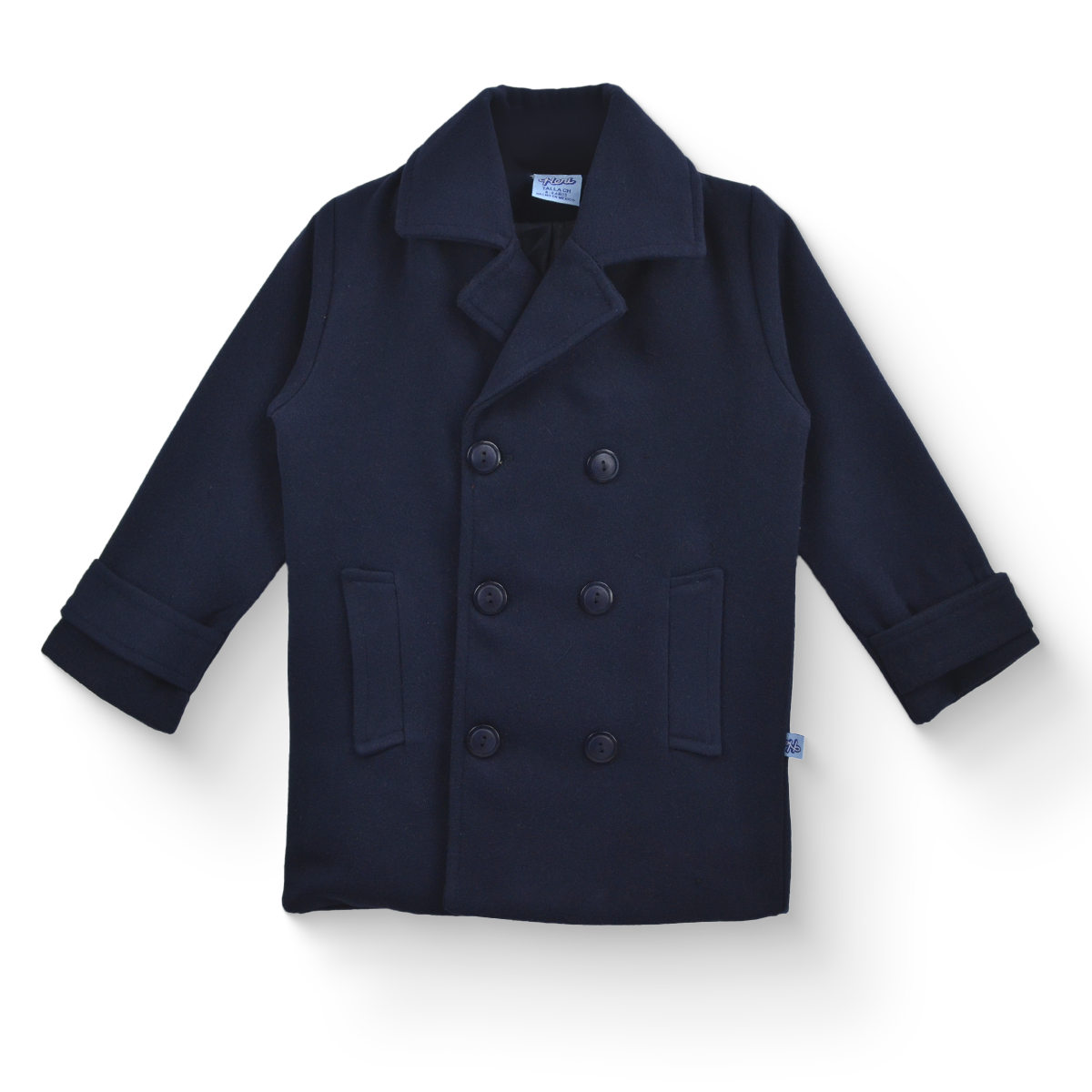 Abrigo de paño forrado con botones niño Heri ABNN0001