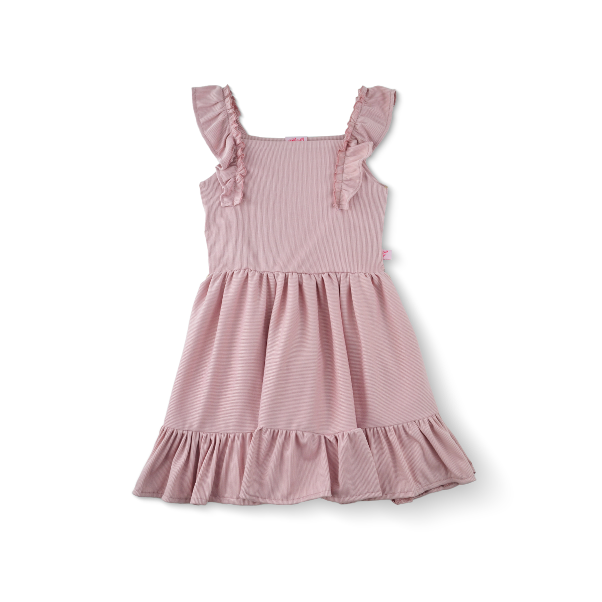 Vestido a rayas con manga olanes Bebé FLORY VEBB0045