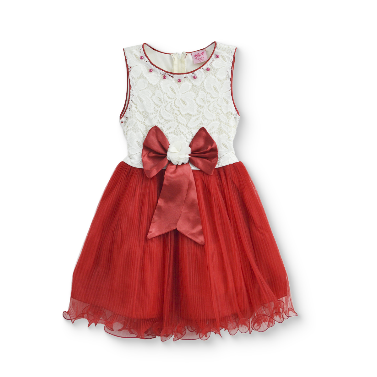 Vestido con moño para Niña Flory VENI0200