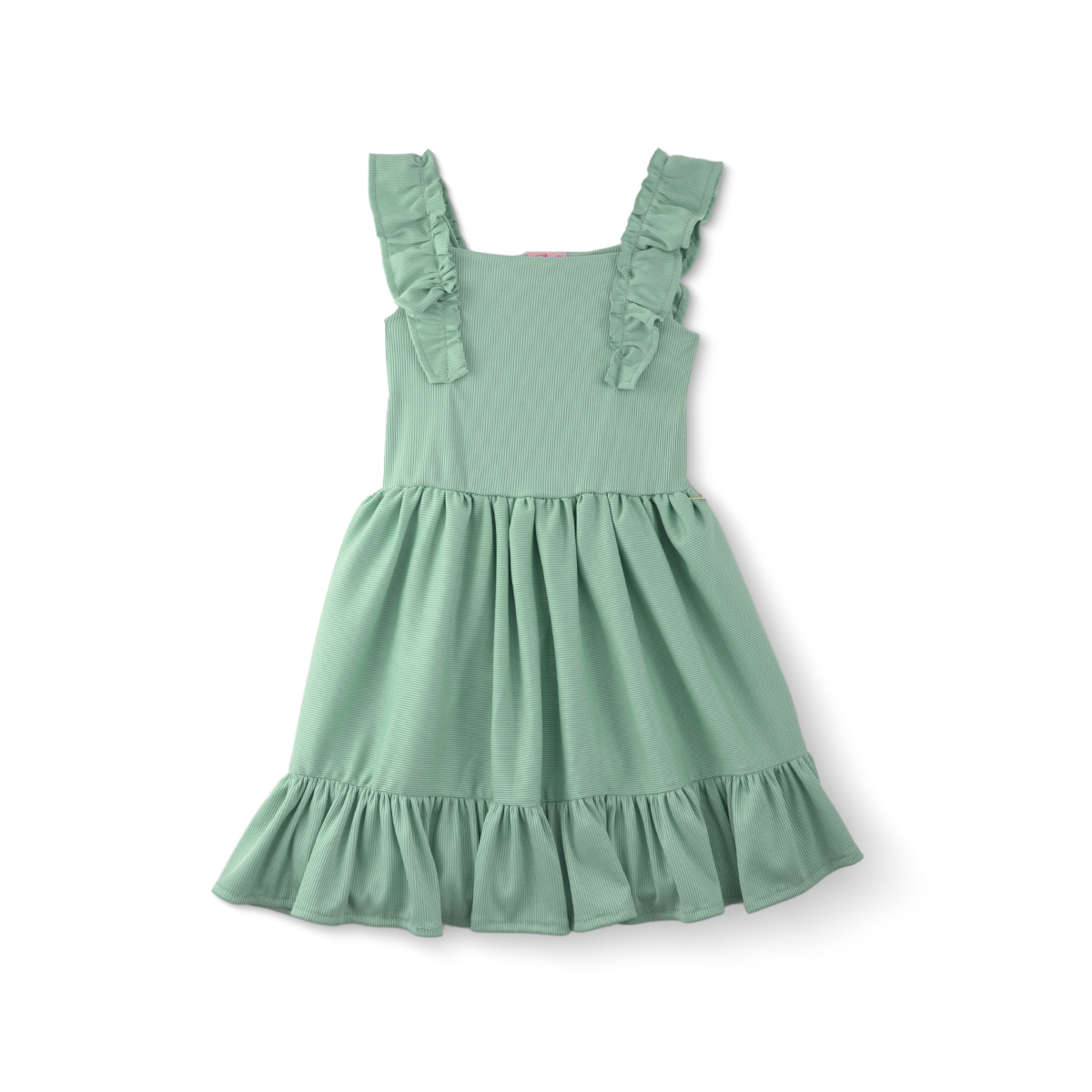 Vestido a rayas con manga olanes | VEBB0045 | tallas 1-2-3