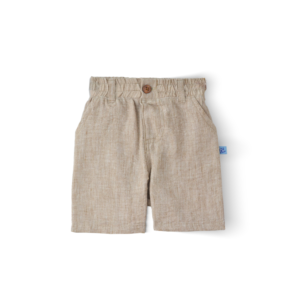 Conjunto de lino de camisa con botones y short niño bebé Heri CONB0004