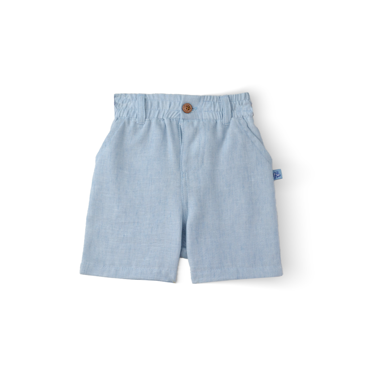 Conjunto de lino de camisa con botones y short niño bebé Heri CONB0004