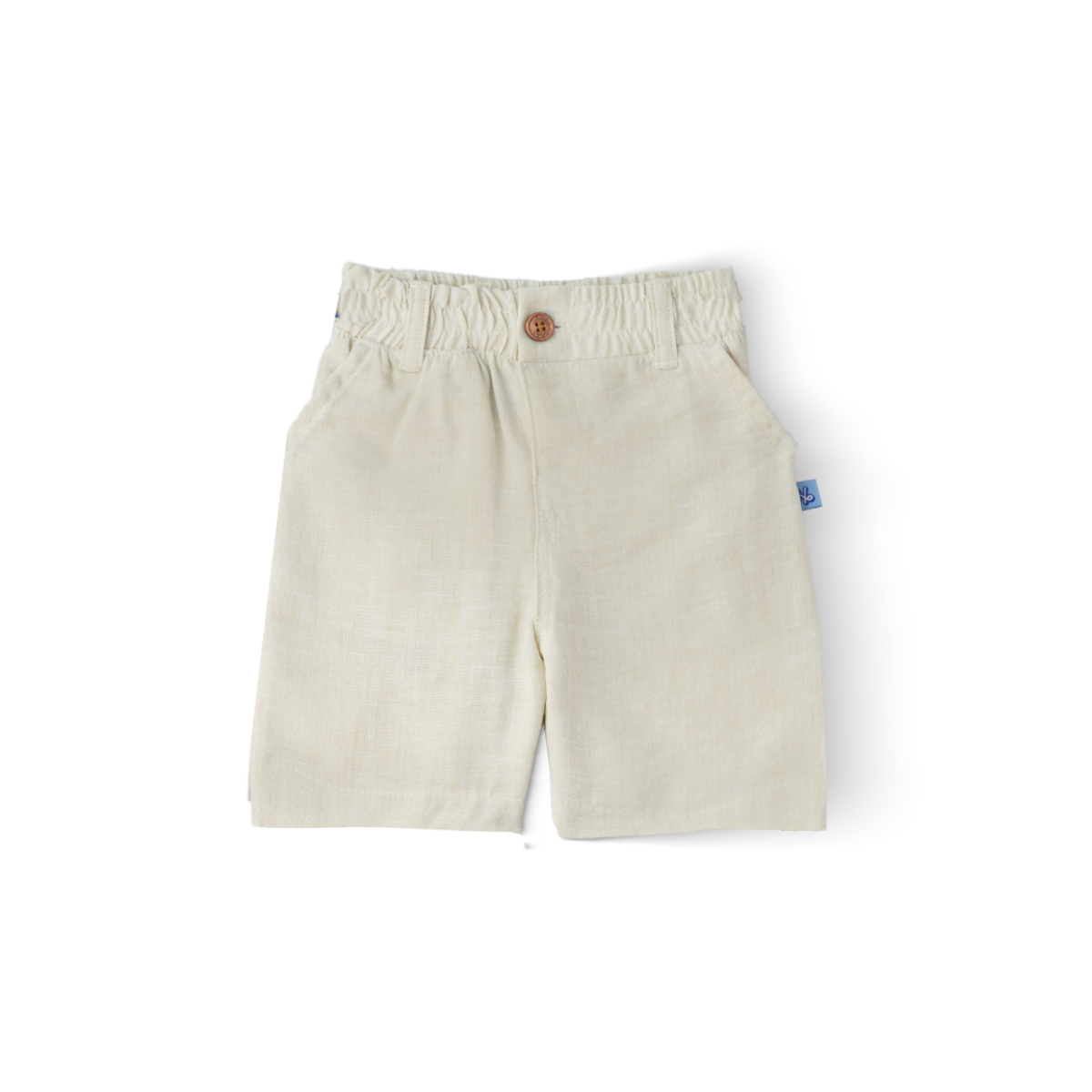 Conjunto de lino de camisa con botones y short niño bebé Heri CONB0004