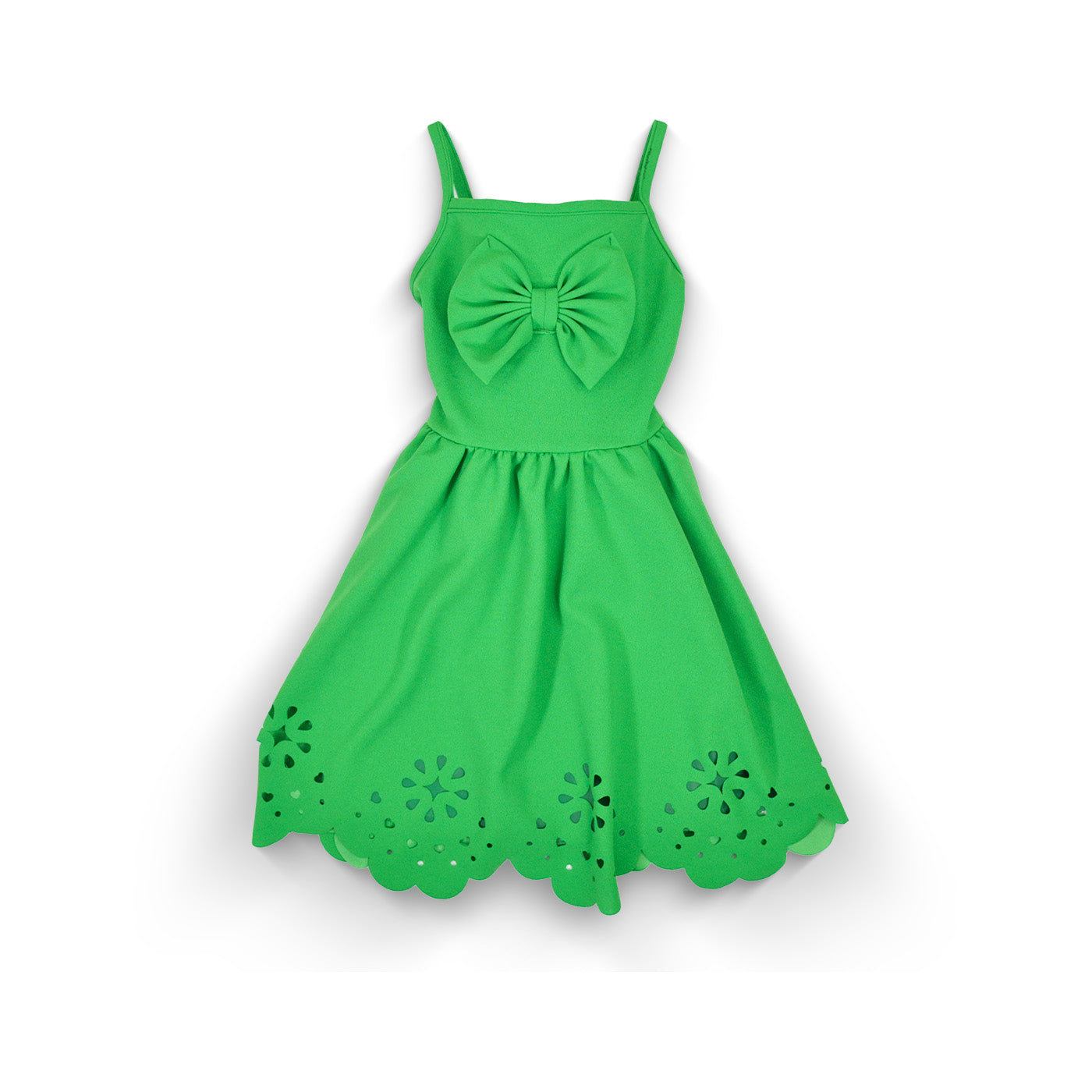 Vestido calado con moño niña FLORY VENI0124