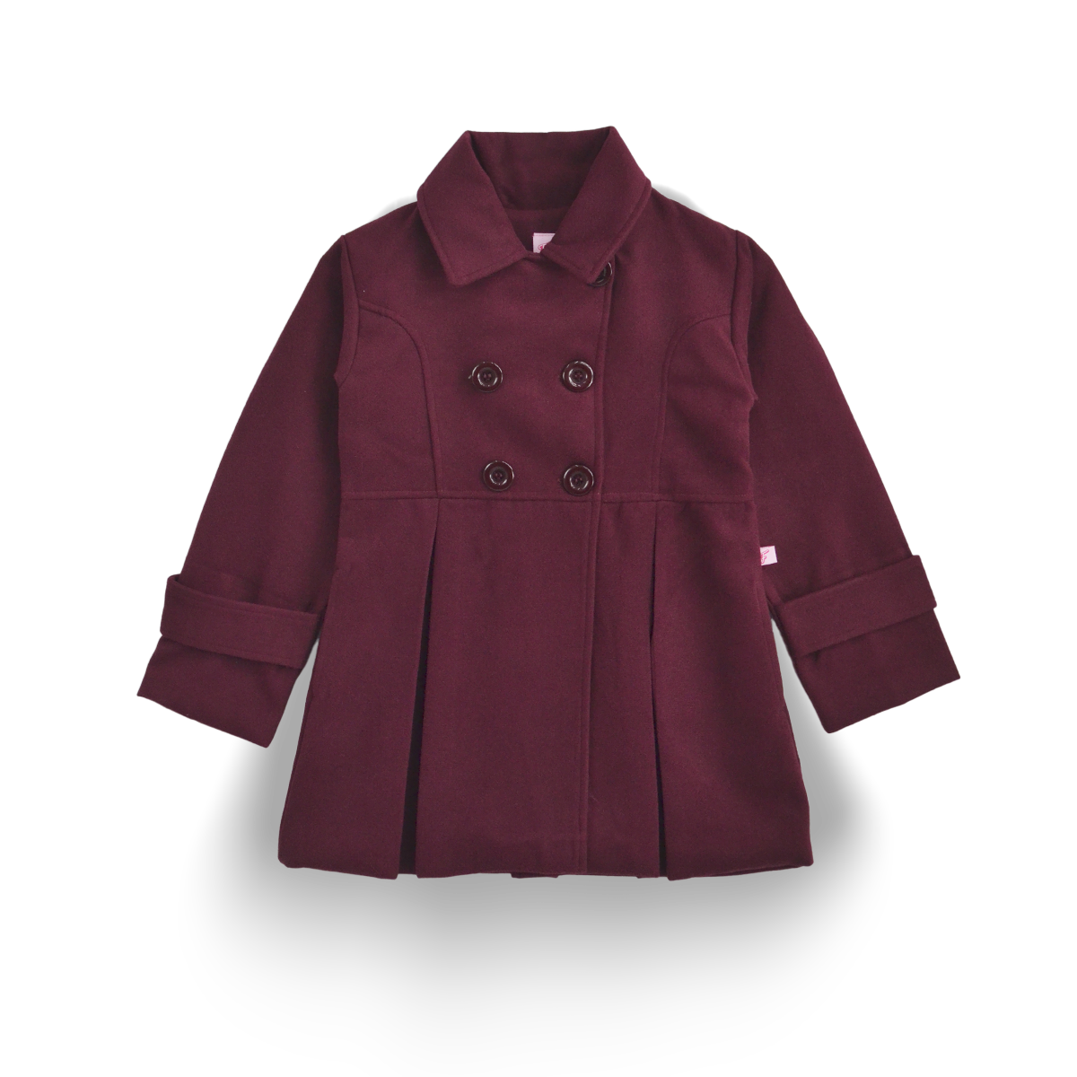 Abrigo de paño forrado con botones niña FLORY ABNI0001