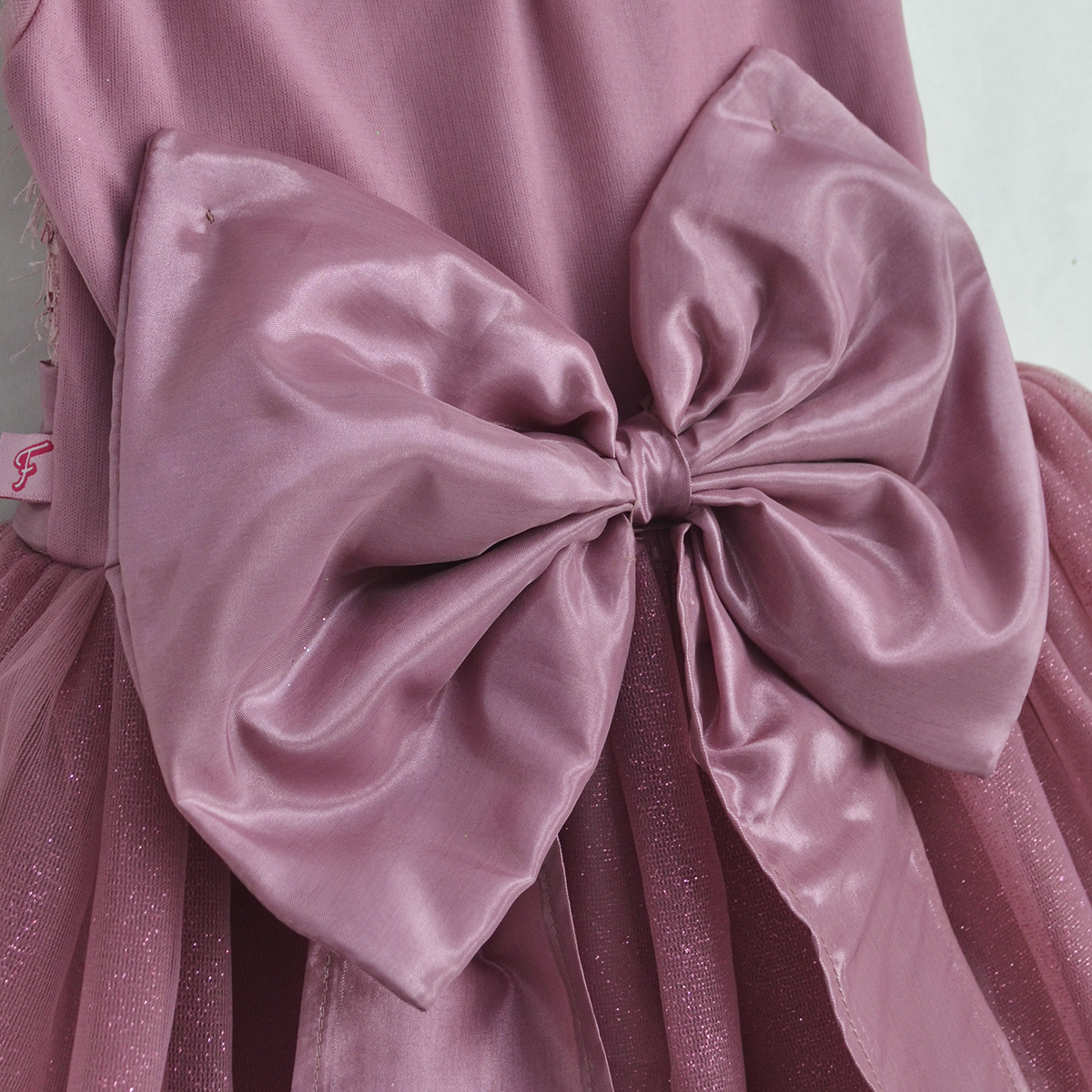 Vestido largo de lentejuelas con perlas para Niña Flory VENI0195