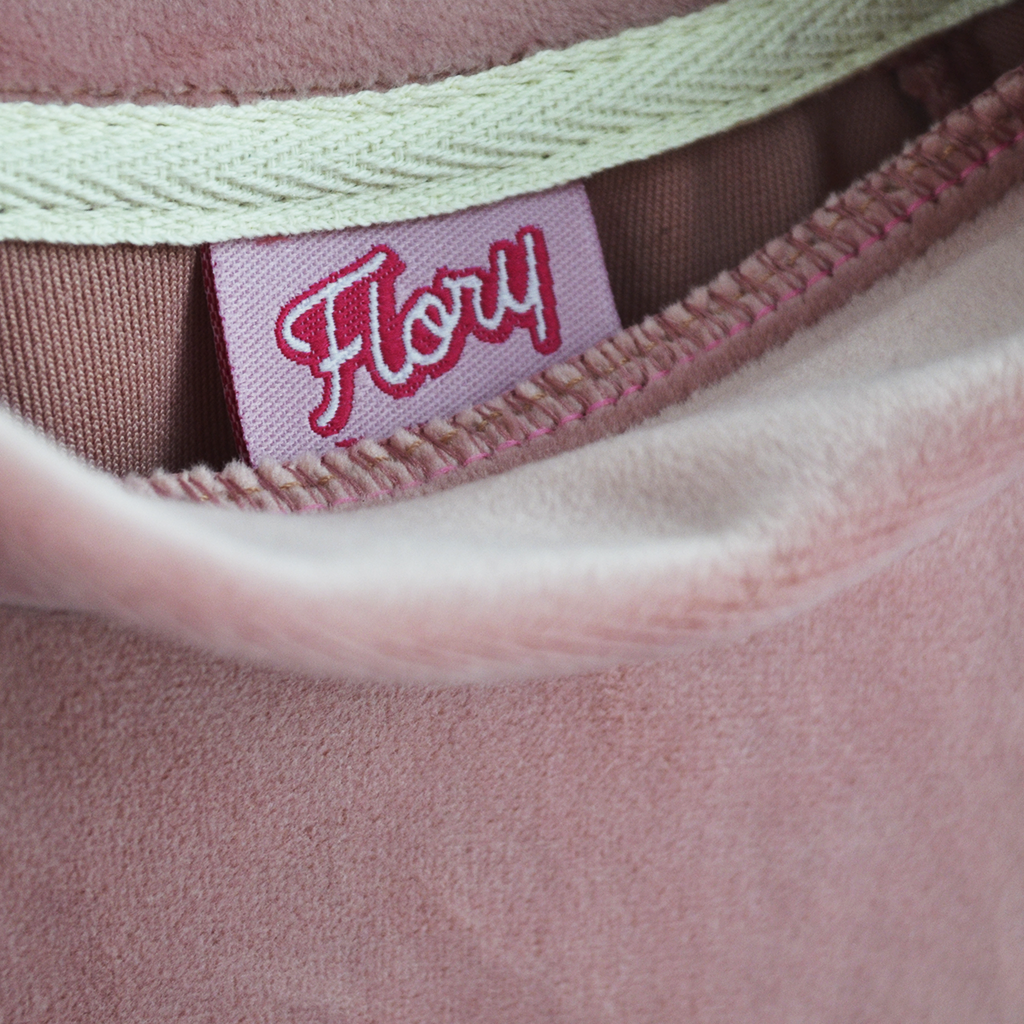 Conjunto aterciopelado para niña CONI0039 Flory