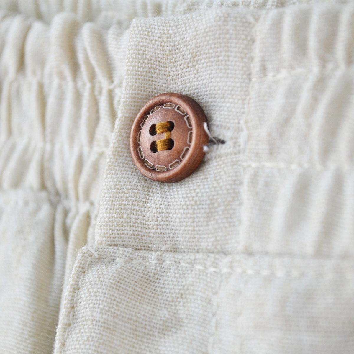 Conjunto de lino de camisa con botones y short niño bebé Heri CONB0004