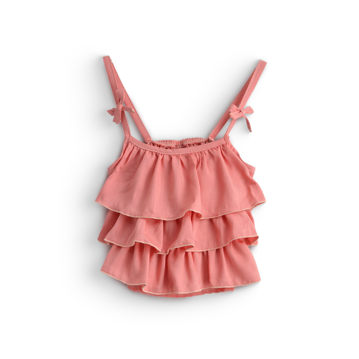 Conjunto de blusa de olanes y pantalón floreado • BARBIE 17 • tallas ch-m-gr • CONI0042