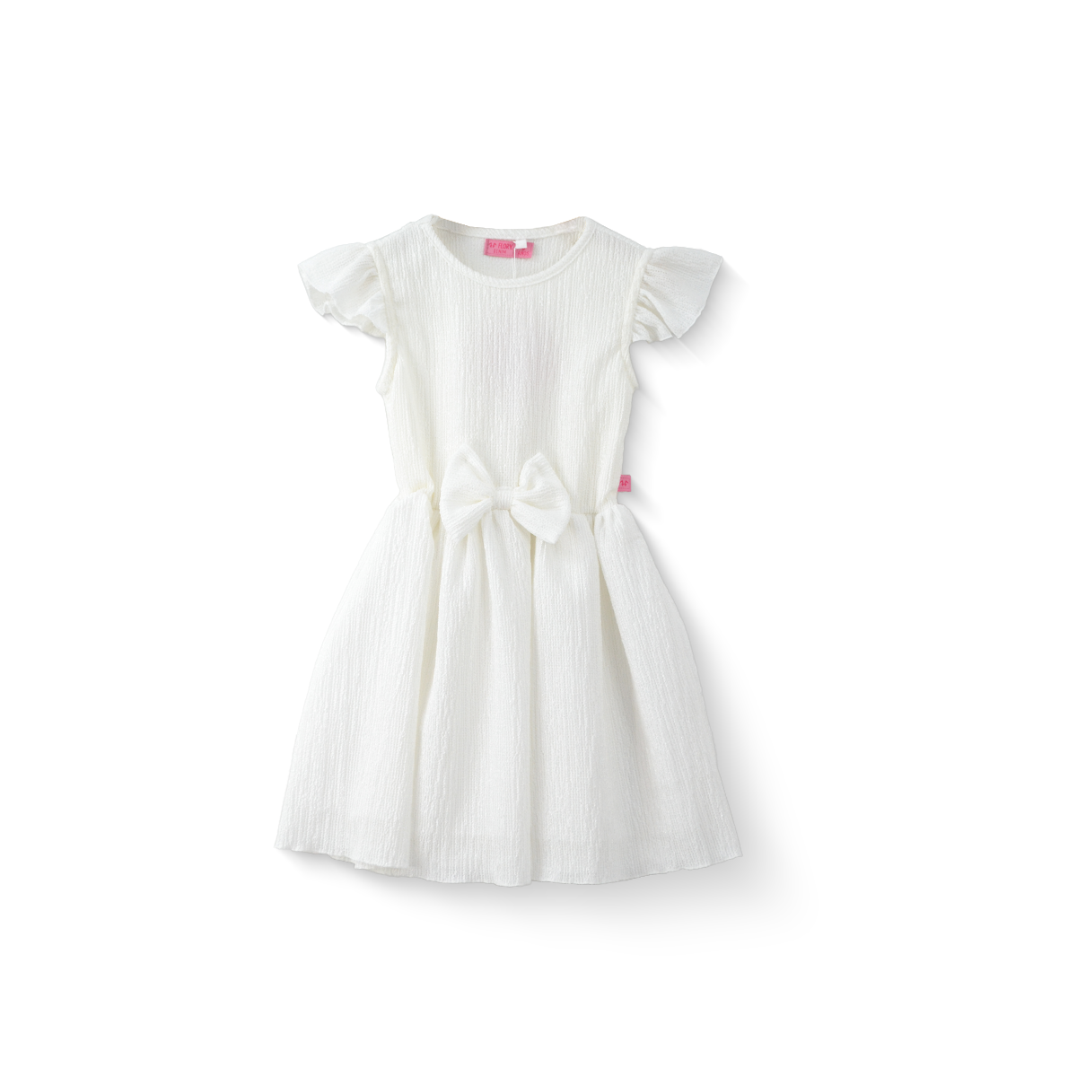Vestido Crepe con Moño para Bebé Flory VEBB0113