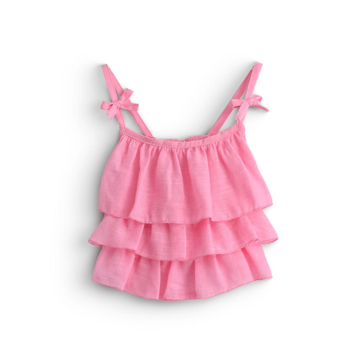 Conjunto de blusa de olanes y pantalón floreado • BARBIE 17 • tallas ch-m-gr • CONI0042