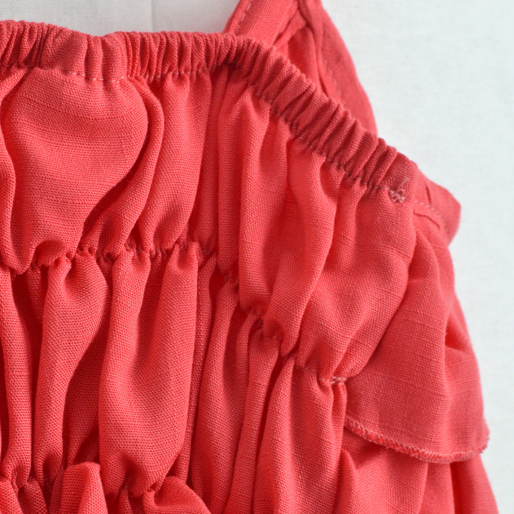 Conjunto de blusa de olanes y pantalón floreado • BARBIE 17 • tallas ch-m-gr • CONI0042