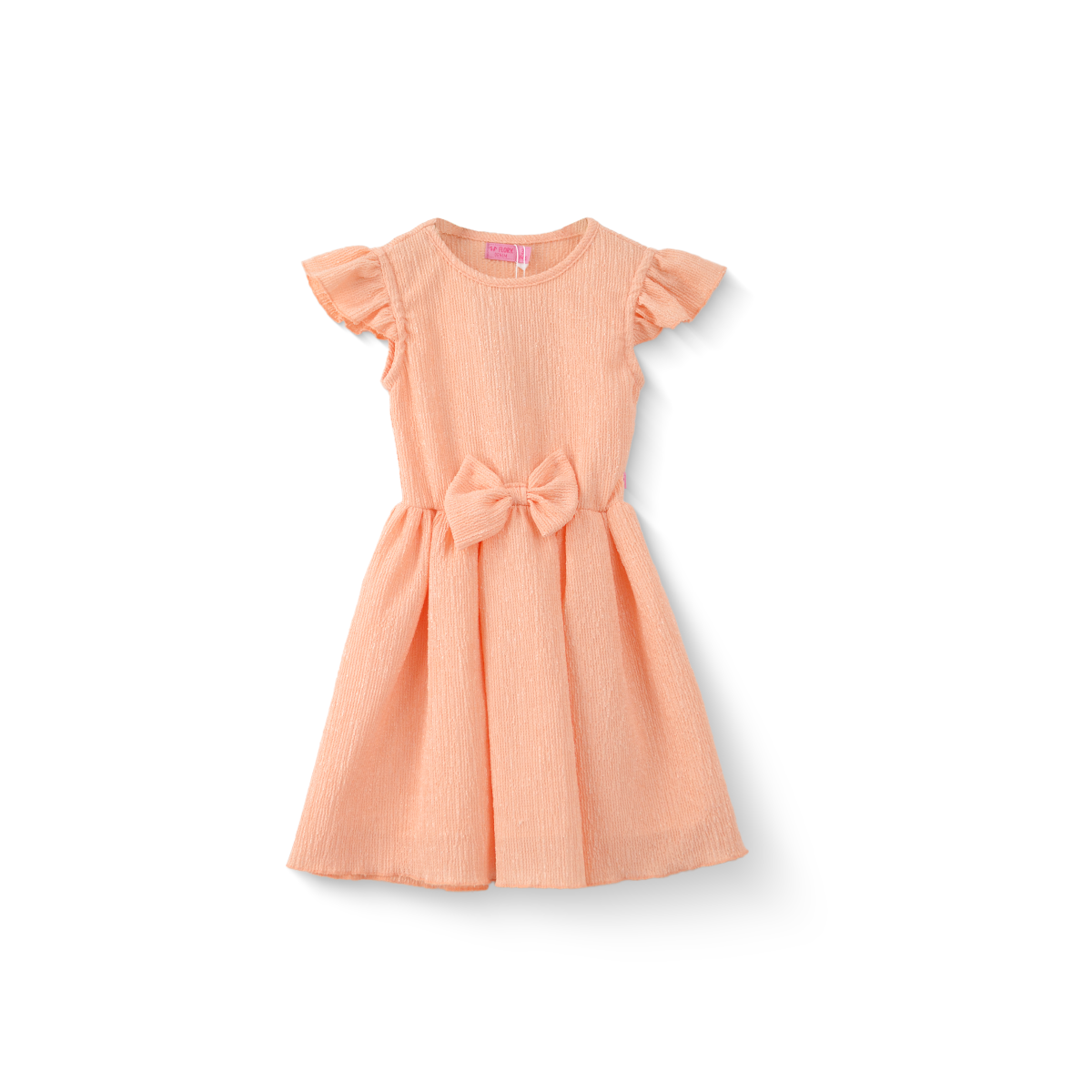 Vestido Crepe con Moño para Bebé Flory VEBB0113
