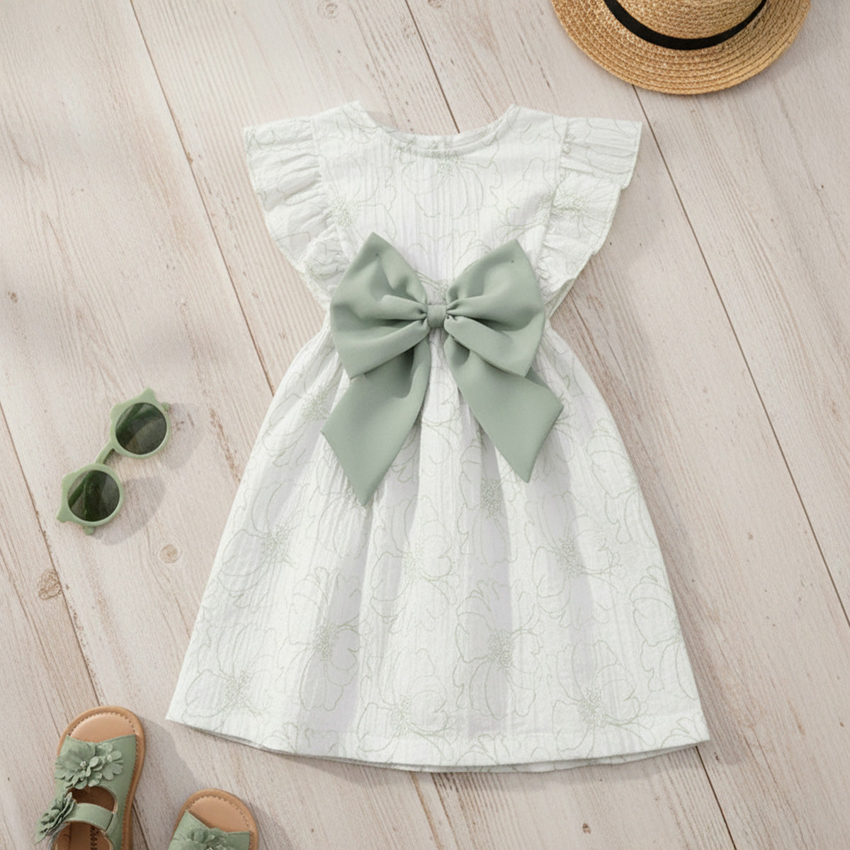 Vestido con moño • PATY 4 •  tallas ch-m-gr • VENI0219G