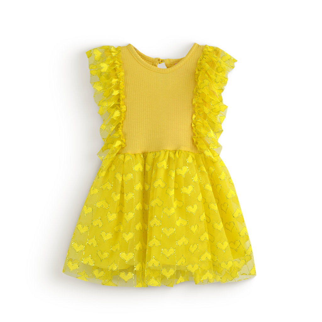 Vestido de tul corazones • 1 a 3 años • Vania 1 A