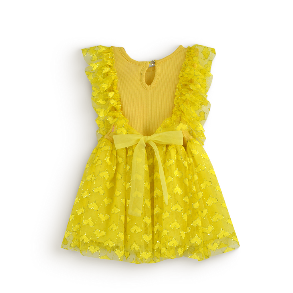 Vestido de tul corazones • VANIA 1 •  tallas 1-2-3 • VEBB0142A