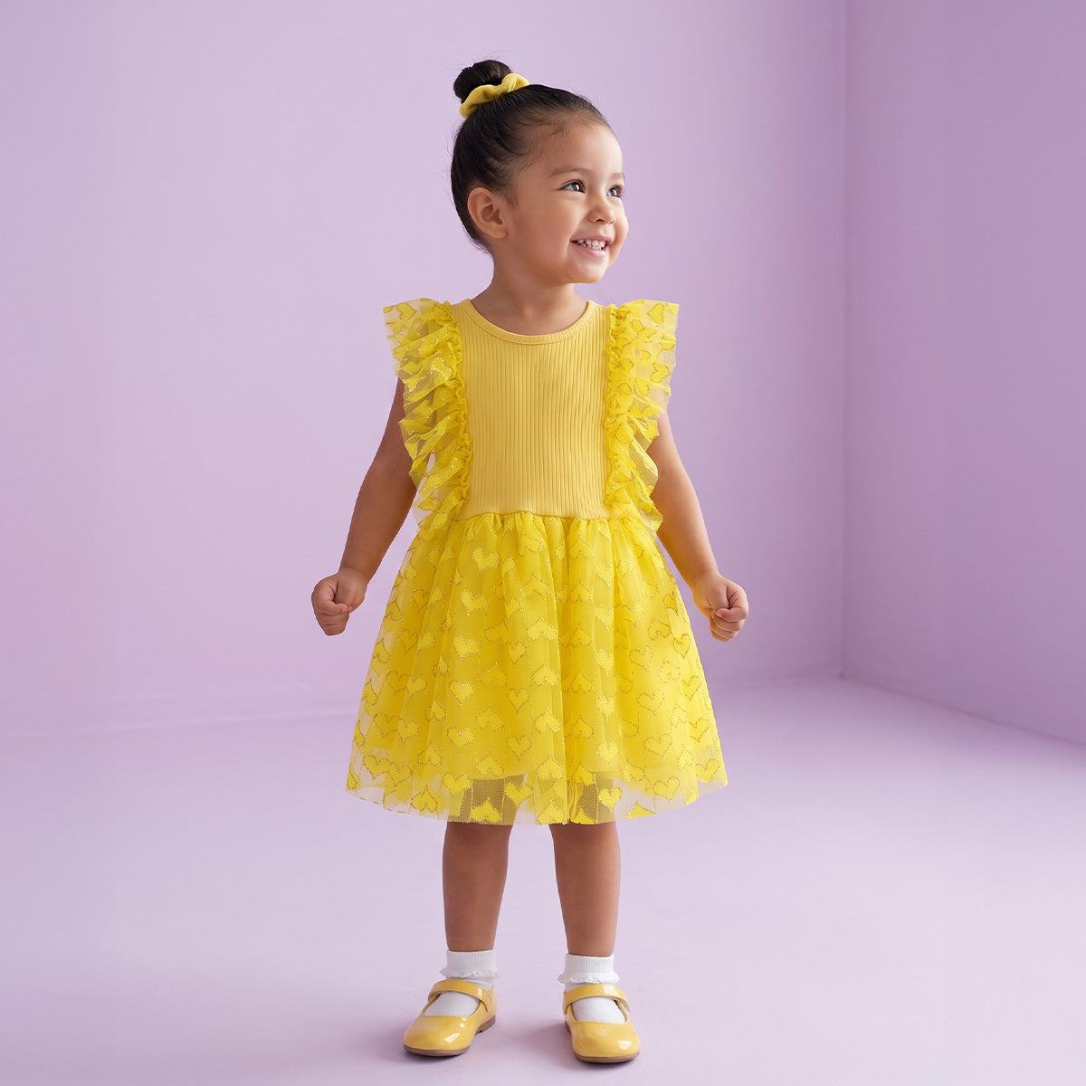 Vestido de tul corazones • 1 a 3 años • Vania 1 A