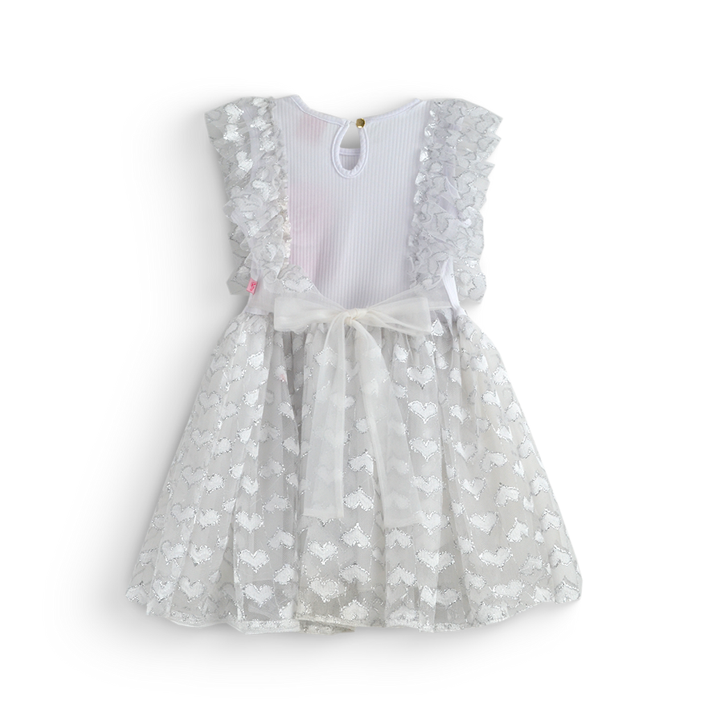 Vestido de tul corazones • VANIA 1 •  tallas 1-2-3 • VEBB0142A