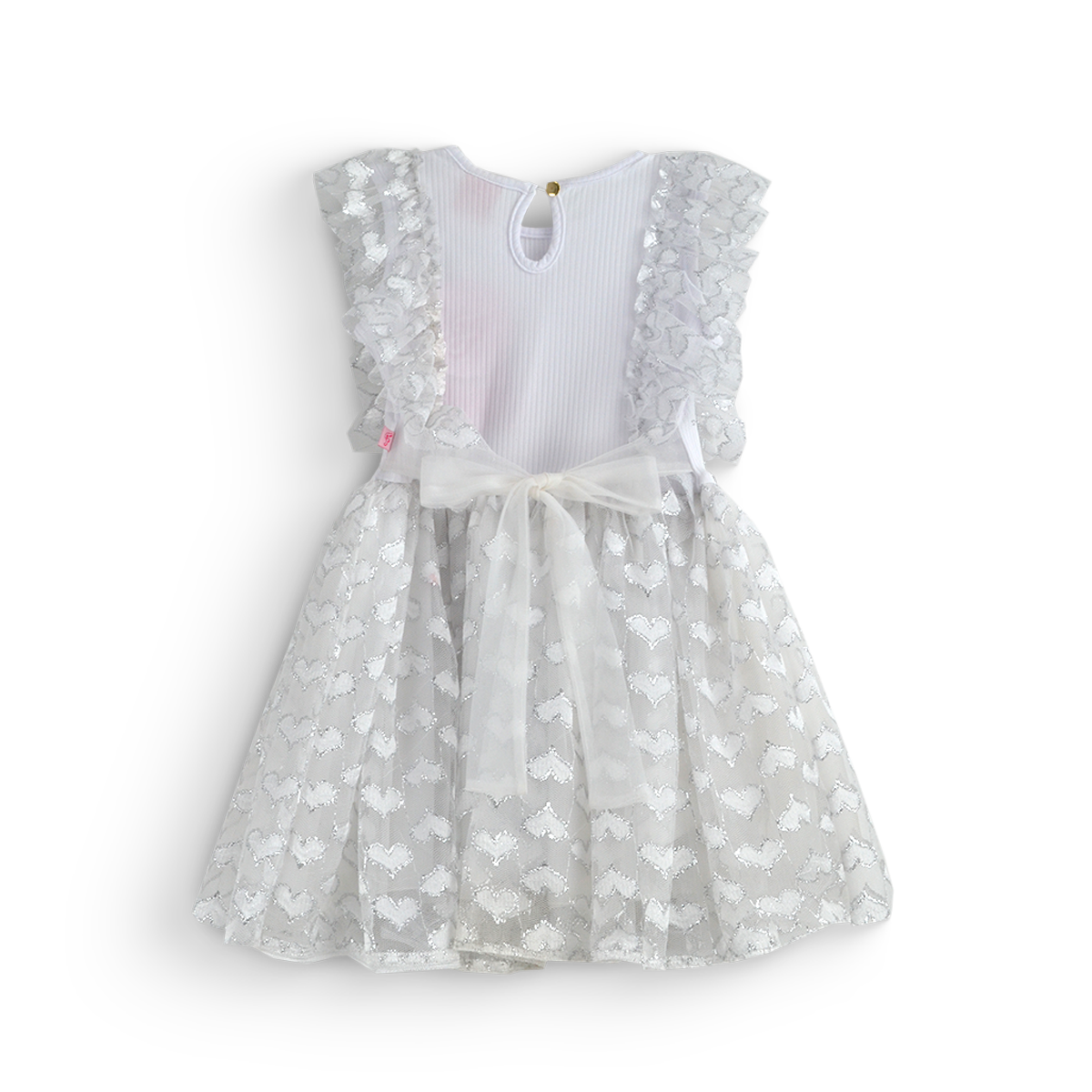 Vestido de tul corazones • VANIA 1 •  tallas 1-2-3 • VEBB0142A