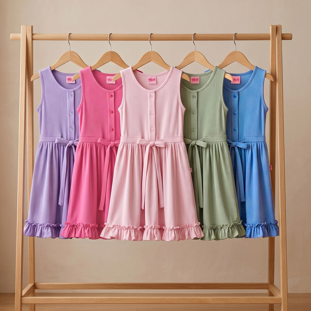 Vestido con botones • 1 a 3 años • Natali 11