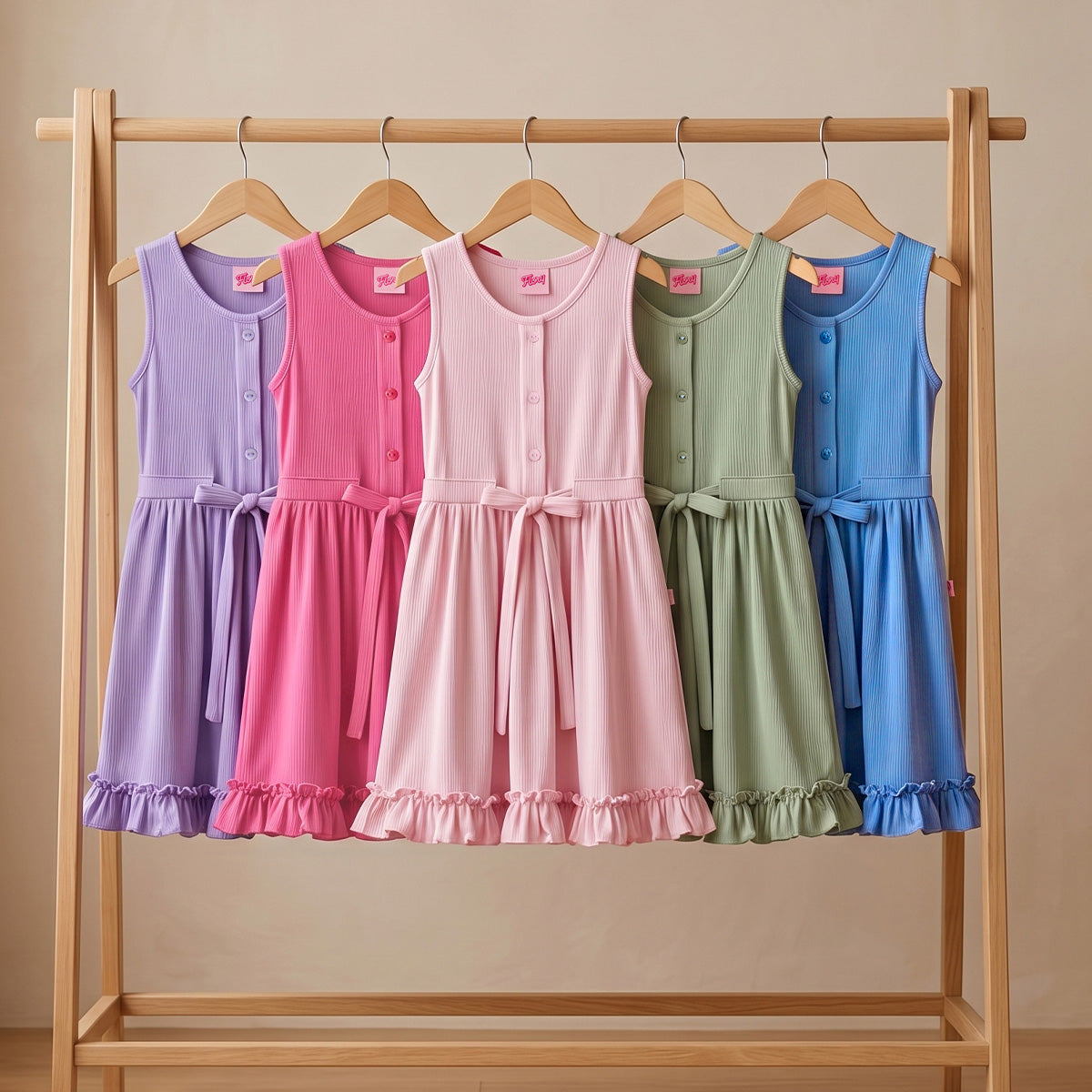 Vestido con botones • 1 a 3 años • Natali 11
