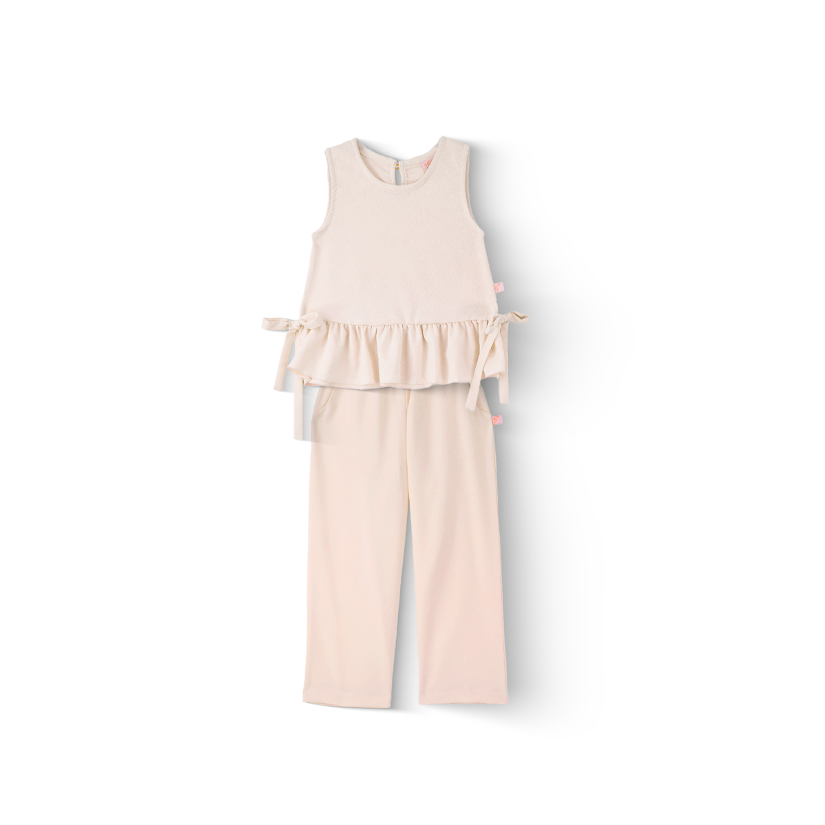 Conjunto de blusa con moños y pantalón Nila Flory CONI0033