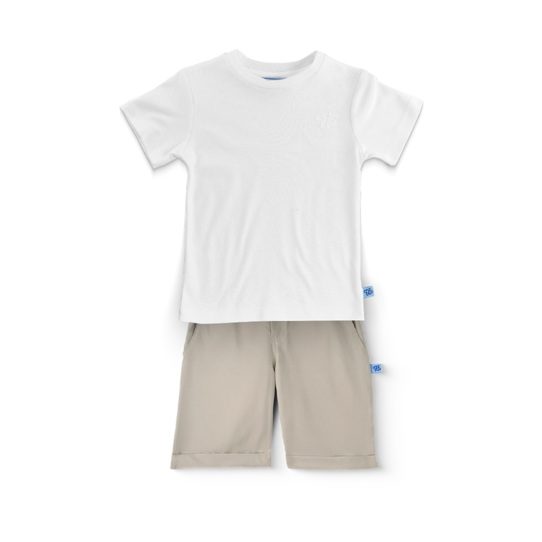 Conjunto de playera básica y bermuda para niño Heri CONN0007