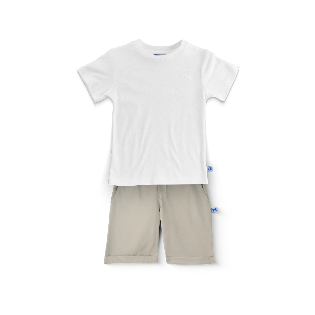Conjunto de playera básica y bermuda para niño Heri PAQPLNN0001A
