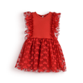 Vestido de tul corazones • VANIA 1 •  tallas 1-2-3 • VEBB0142A