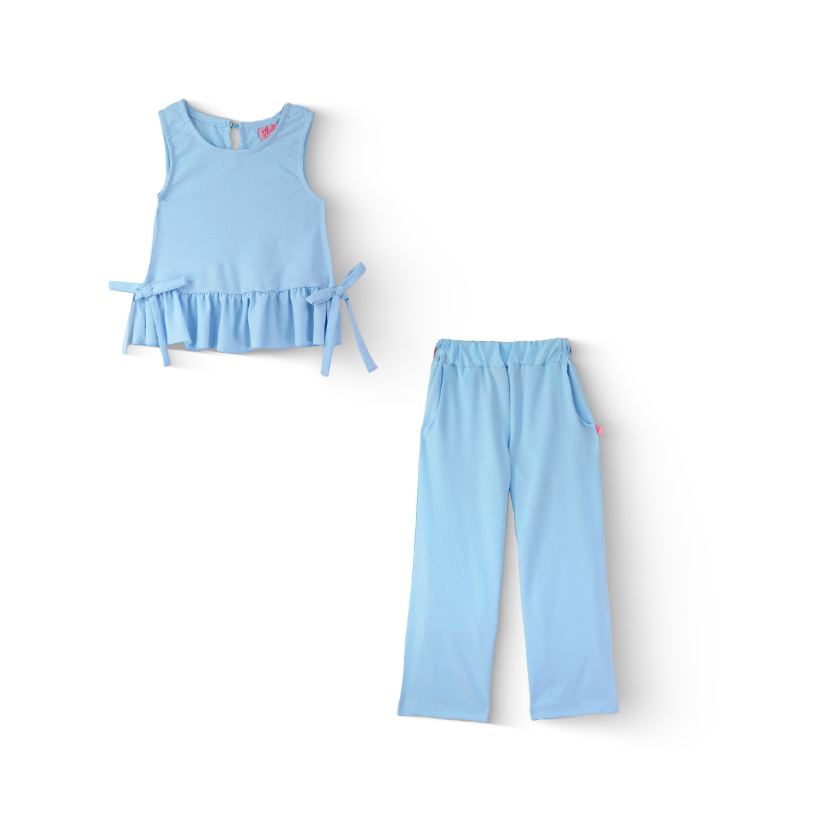 Conjunto de blusa con moños y pantalón Nila FLORY CONI0033 [tallas ch-m-g]