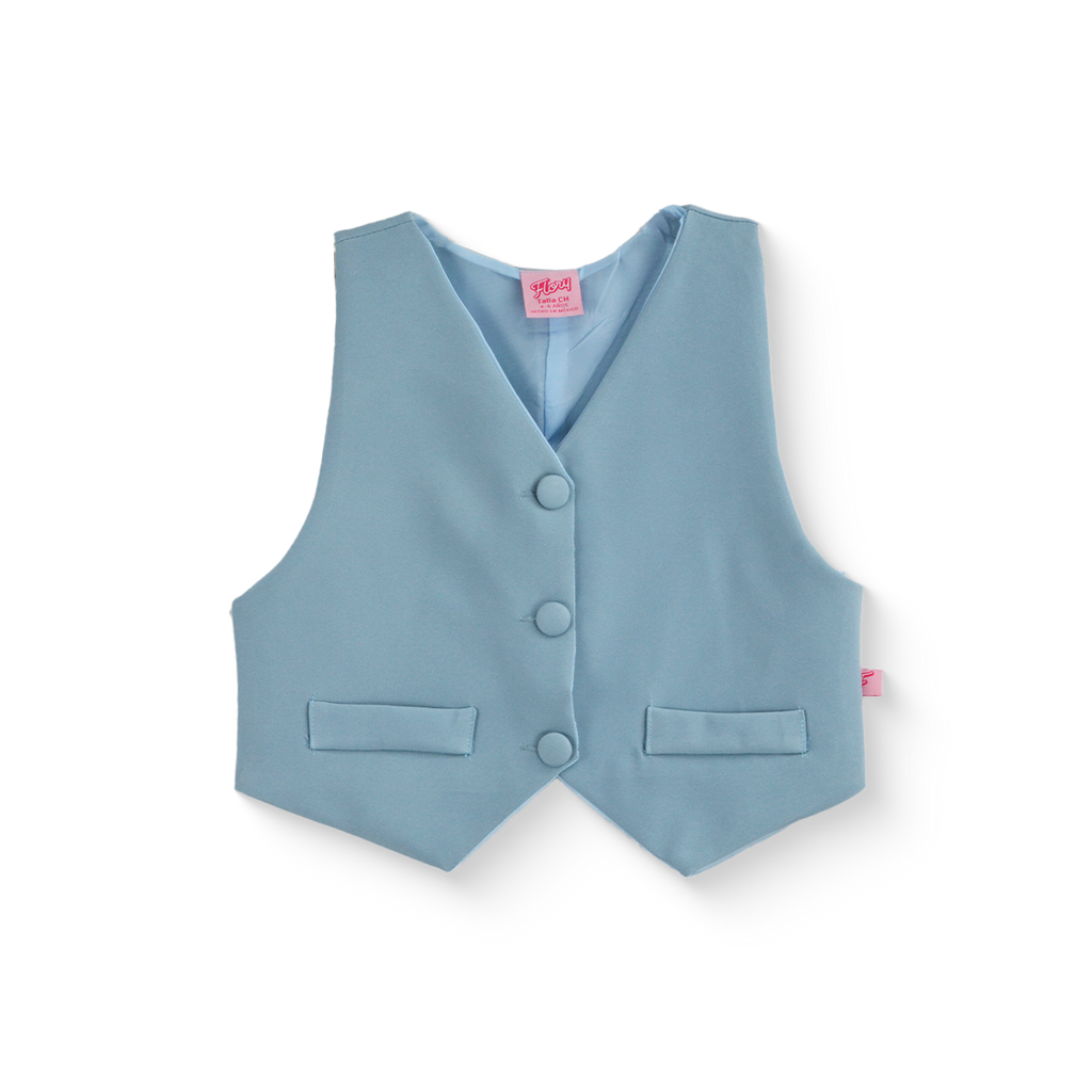Conjunto de chaleco con botones y short ajustable •  ZARA 1 • tallas ch-m-gr •  CONI0034