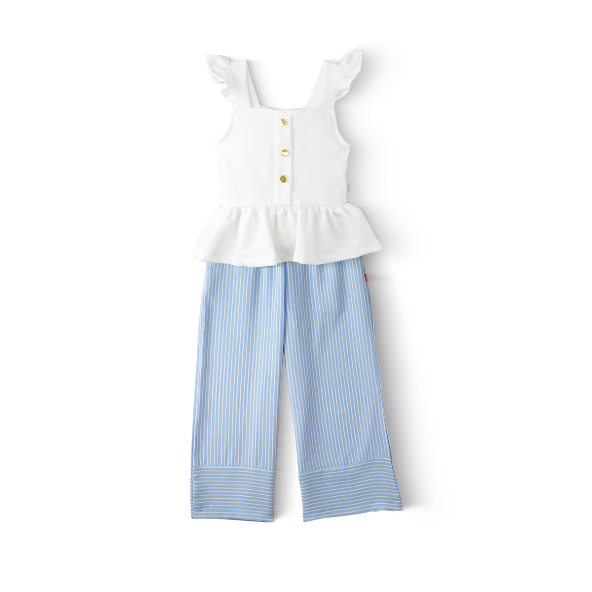 Conjunto Pantalón amplio con Blusa de Tirantes Niña Flory CONI0032
