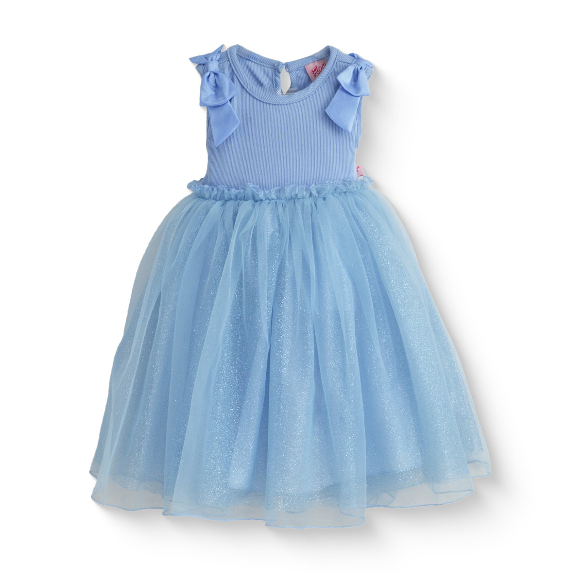 Vestido de fiesta con falda de tul glitter | VEBB0141 | tallas 1-2-3