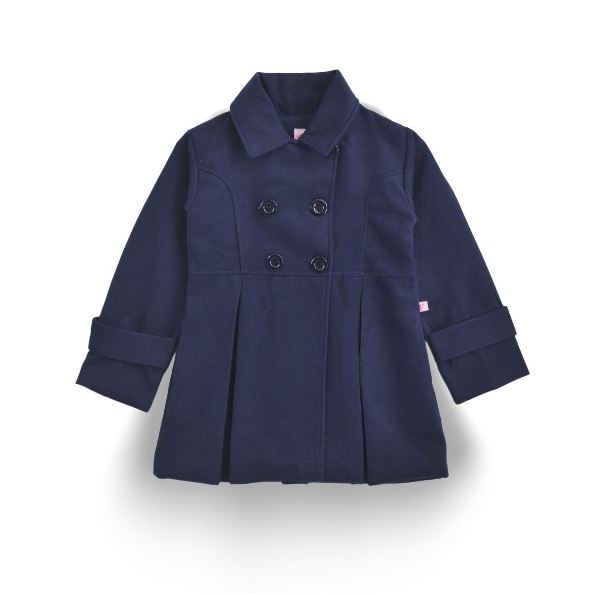 Abrigo de paño forrado con botones niña FLORY ABNI0001