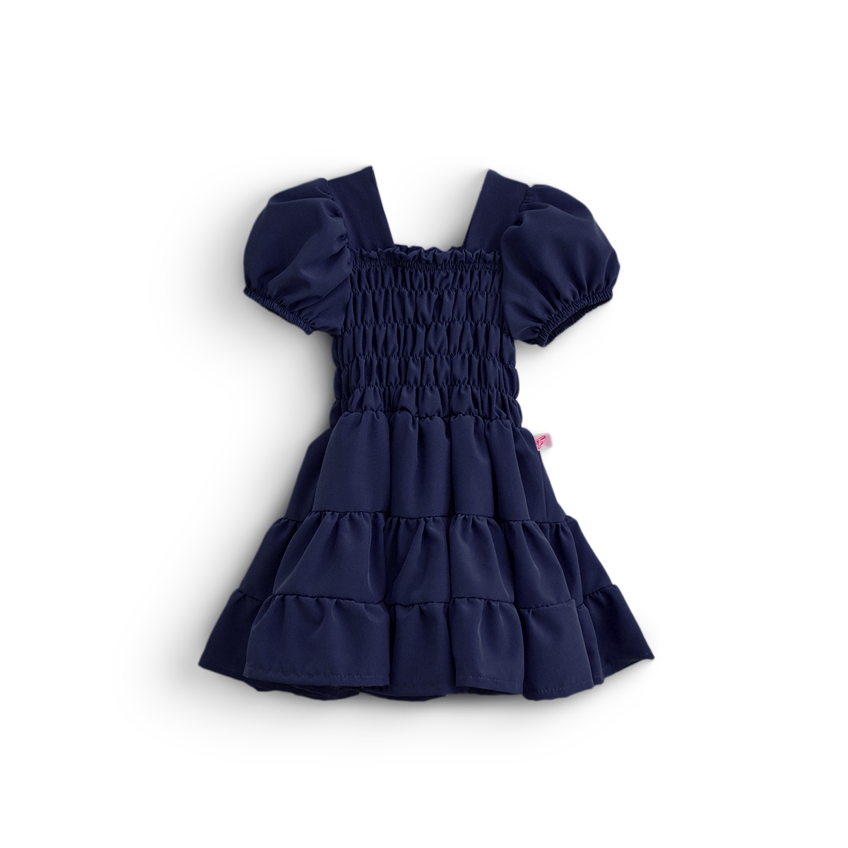 Vestido con manga abullonada bebé Flory VEBB0117