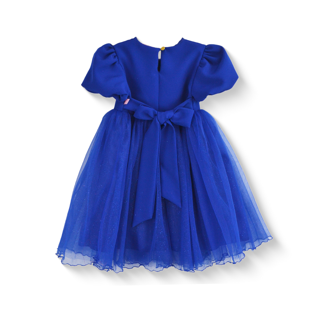 Vestido manga abullonada con flor de satín • 1 a 3 años • Barbie 9