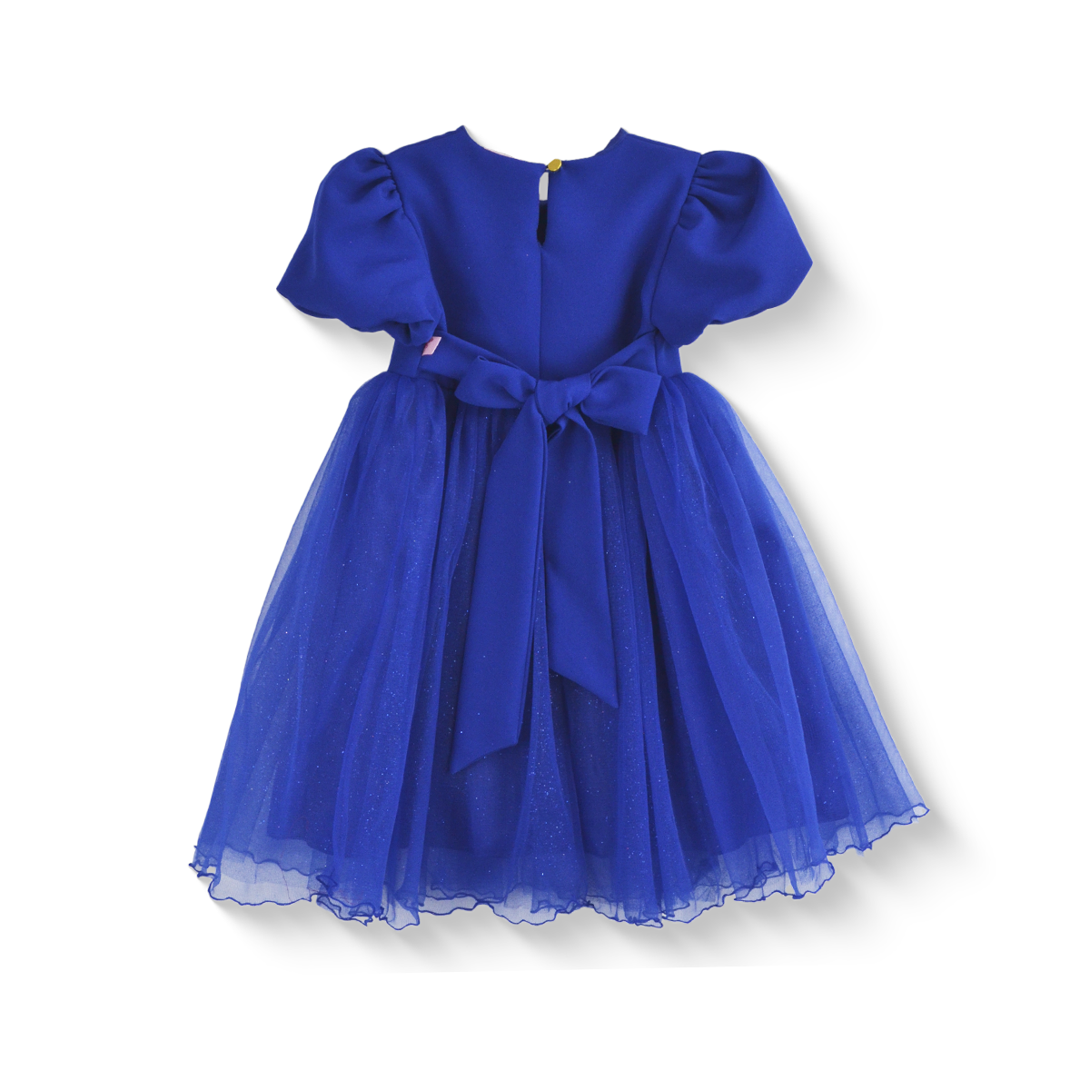 Vestido manga abullonada con flor de satín • 1 a 3 años • Barbie 9